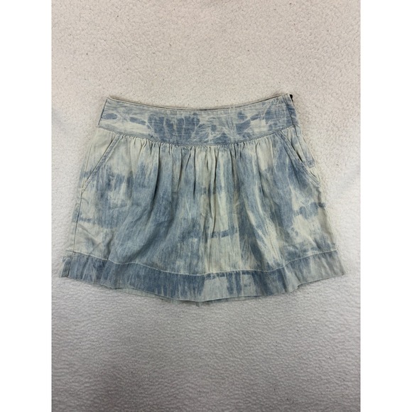 Juicy Couture‎ Women's Denim Skirt Blue Size 2 Zip Closure Y2K - Picture 1 of 7